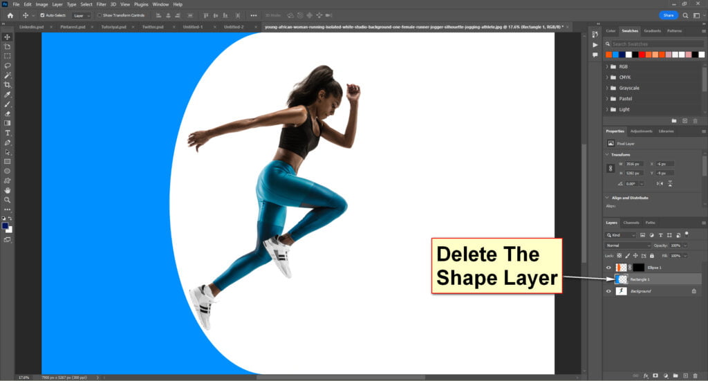 Delete The Shape Layer